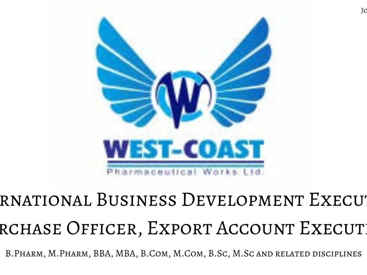 West Coast Pharmaceuticals Works Limited.