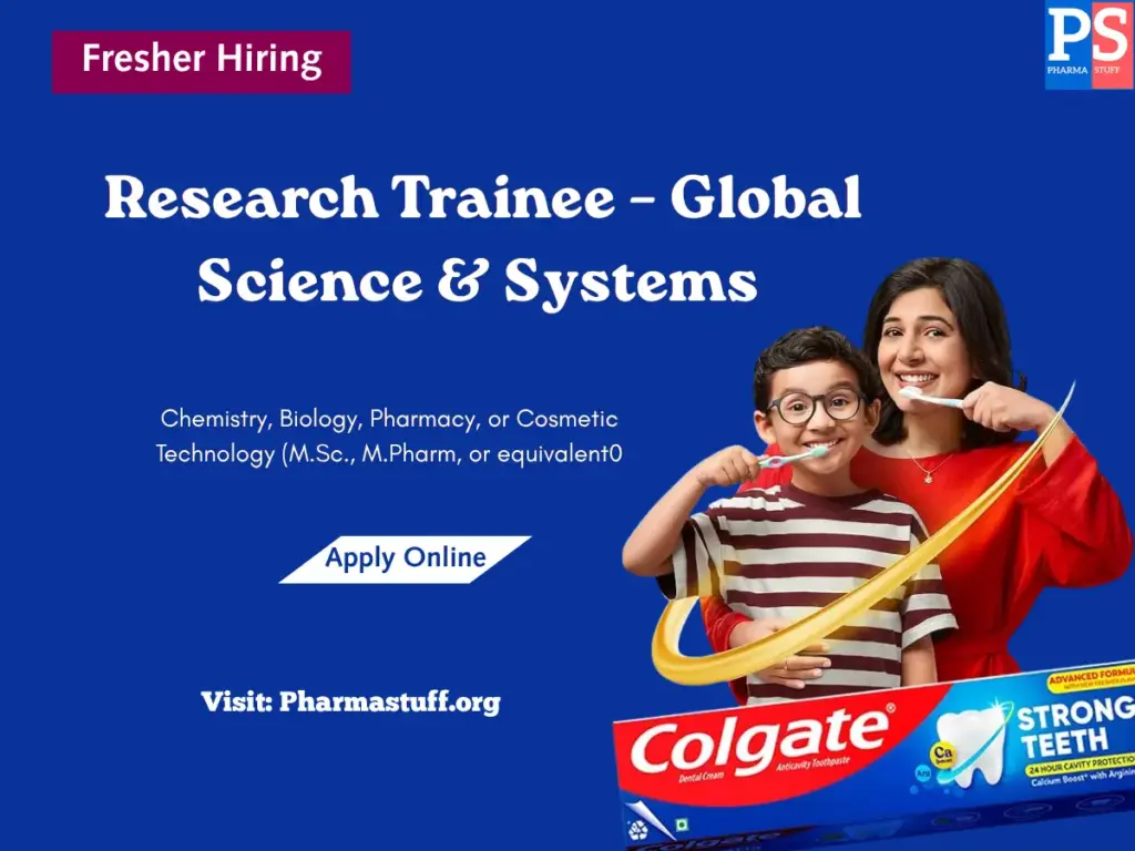 colgate-palmolive-research-trainee-global-science-systems